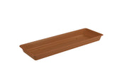 Plastkon Extra Flor Brown tray, 58.3x16.5x4 cm